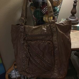 Decree super soft Faux Leather Distressed Bag